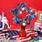 6 Pack 4th of July Table Centerpieces - Metallic Patriotic Star Decorations - Red White and Blue Glitter Foil Table Decor for Independence Day, Memorial Day, and USA Party Supplies